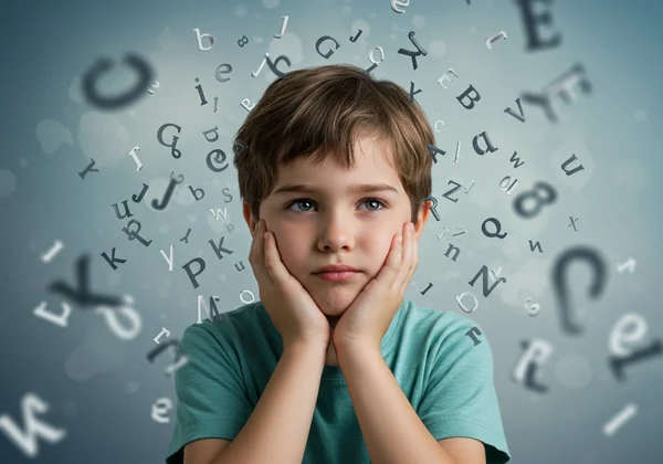 Child feeling overwhelmed by dyslexia’s emotional impact.