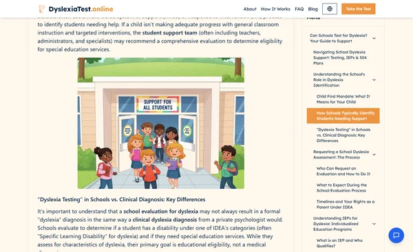क्या स्कूल डिस्लेक्सिया का परीक्षण कर सकते हैं? सहायता के लिए आपकी मार्गदर्शिका