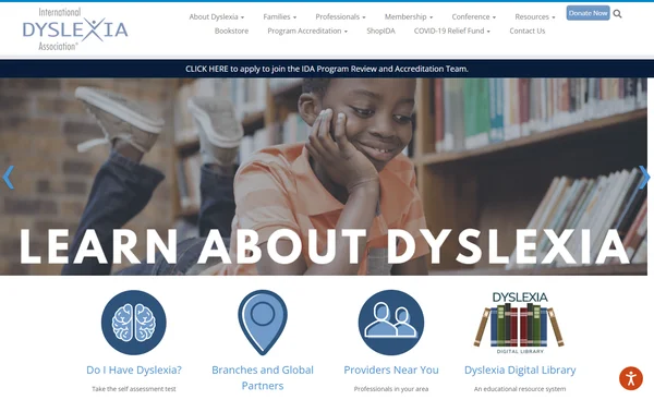 अंतर्राष्ट्रीय डिस्लेक्सिया एसोसिएशन (IDA)