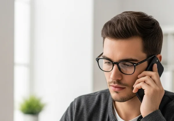 Person on phone with insurance company discussing dyslexia test.