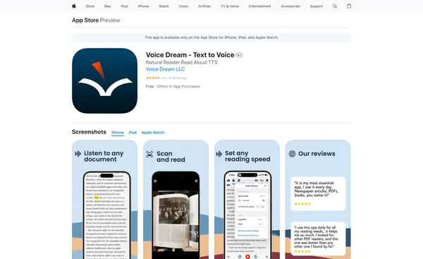 Voice Dream Reader
